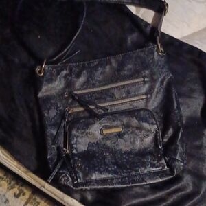 Stone & Co. Black Floral Crossbody Bag